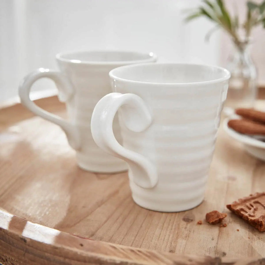 Sophie Conran White Set Of 2 Mugs Sterling Home 1
