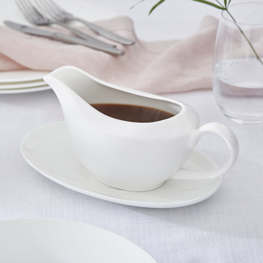 Serendipity Gravy Boat & Stand Sterling Home 1