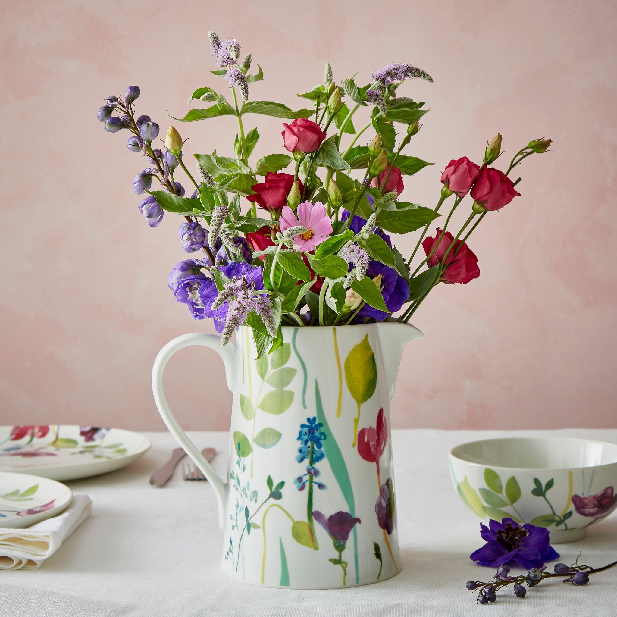 Water Garden Jug Pitcher Sterling Home 2