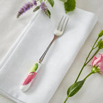 Water Garden Pastry Forks Set 6 Sterling Home 2