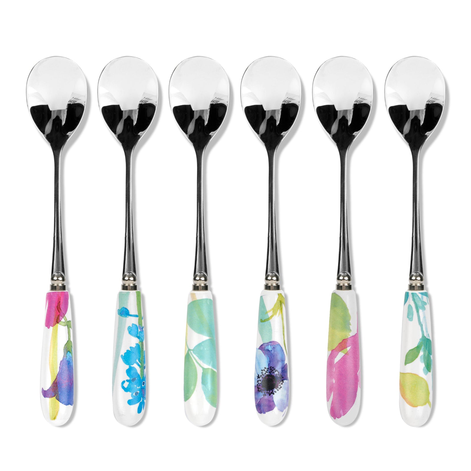 Water Garden Tea Spoons Set 6 Sterling Home 2
