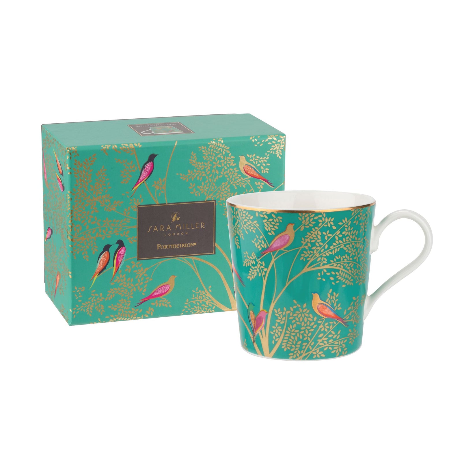 Sara Miller Chelsea Green Mug - SM Chelsea Mug Green Sterling Home 2