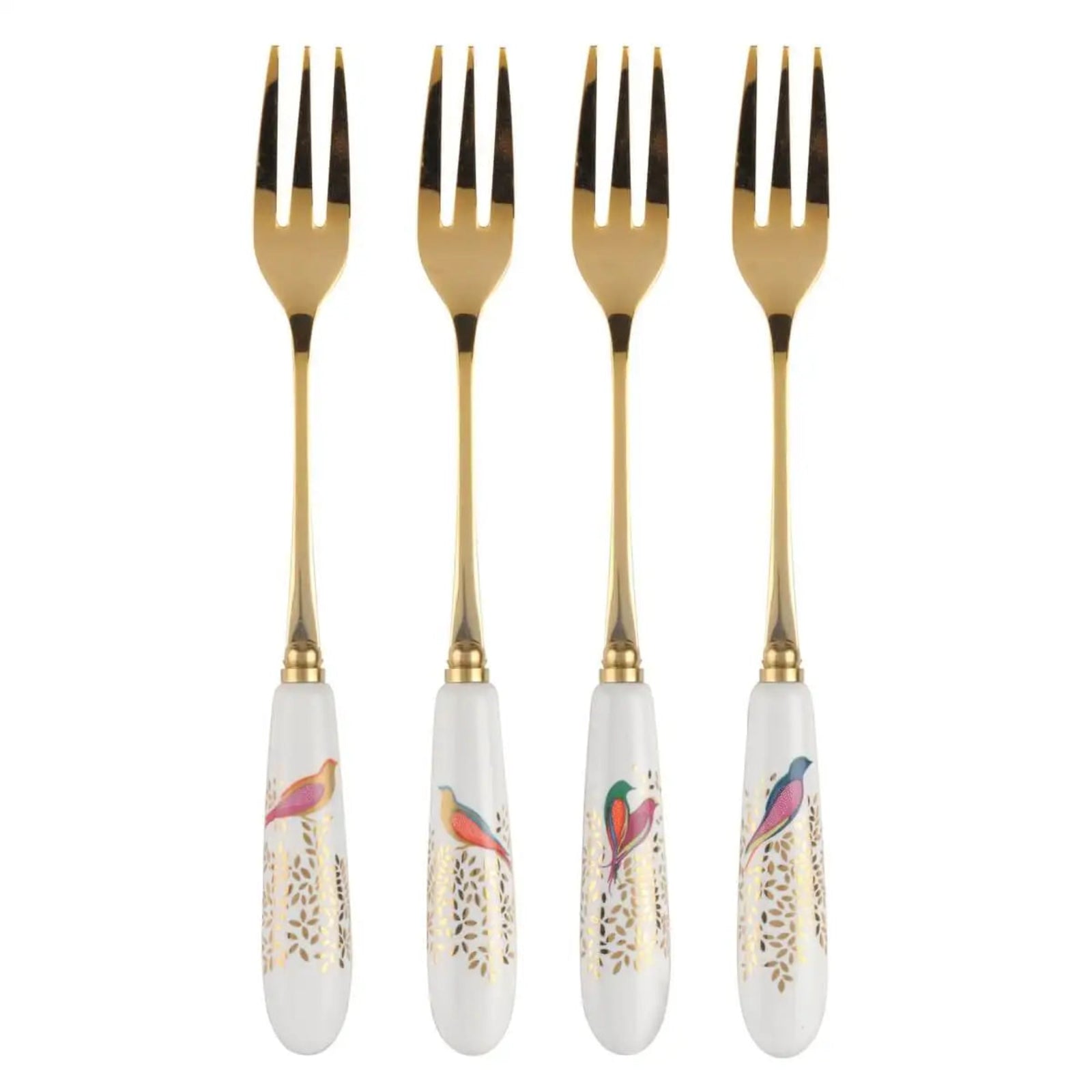 Sara Miller Chelsea Set Of 4 Pastry Forks - SM Chelsea Pastry Forks Set of 4 Sterling Home 1