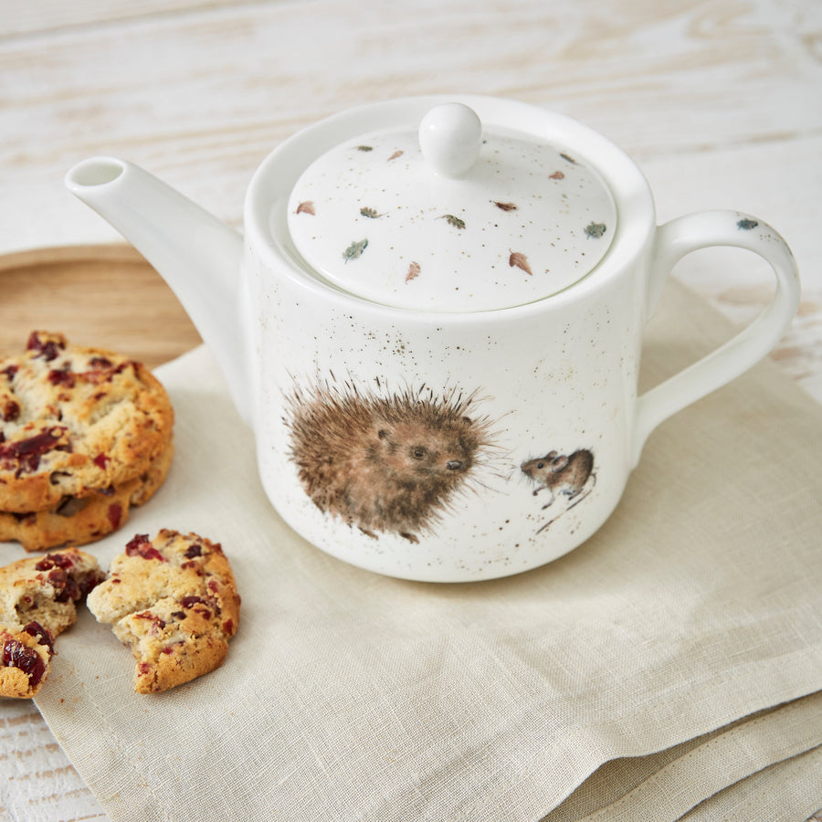 Wrendale Hedgehog & Mice Teapot Sterling Home 1