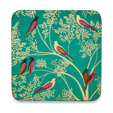Sara Miller Chelsea Set Of 6 Green Coasters