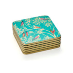 Sara Miller Chelsea Set Of 6 Green Coasters - SM Chelsea Green Coaster Set of 6 Sterling Home 3