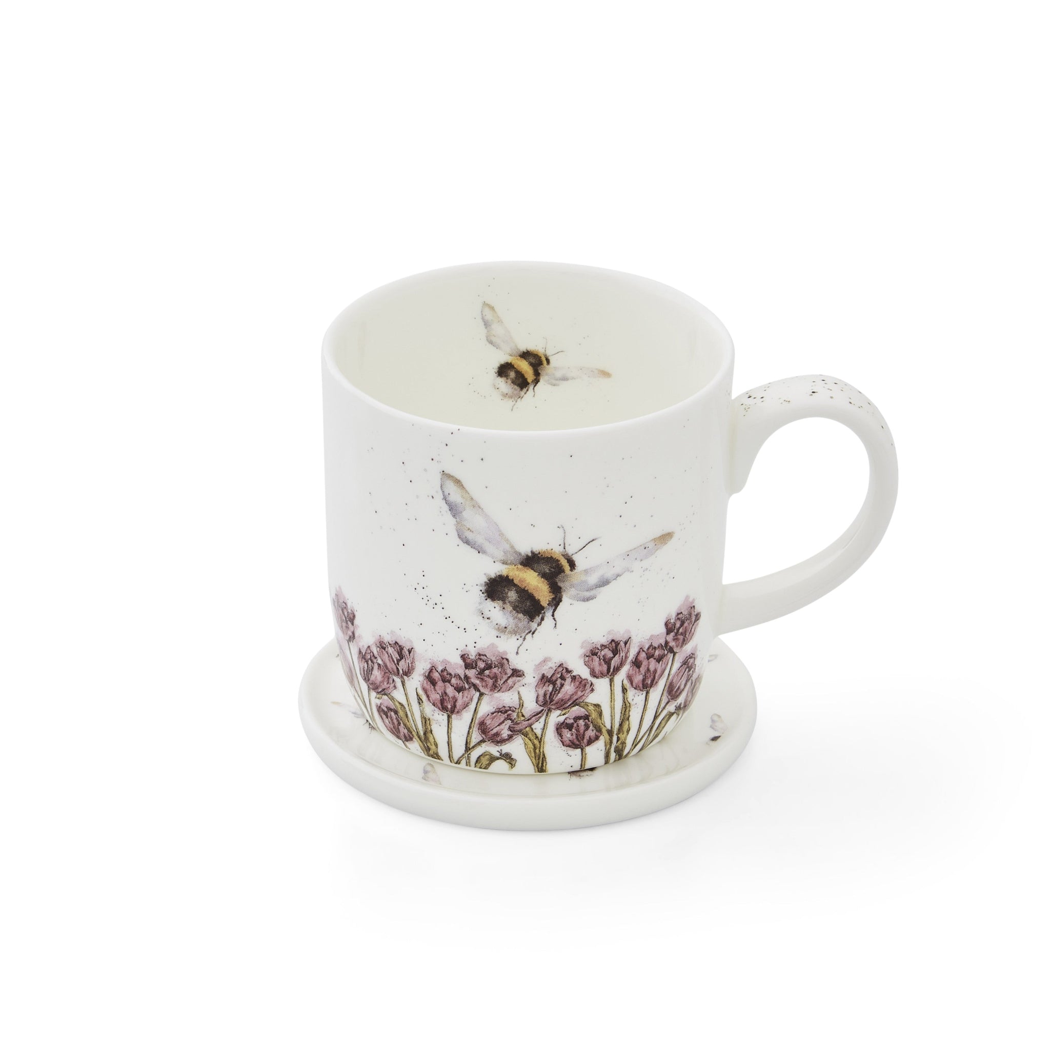 Wrendale Bee Mug & Coaster - Wrendale Bee Mug & Coaster