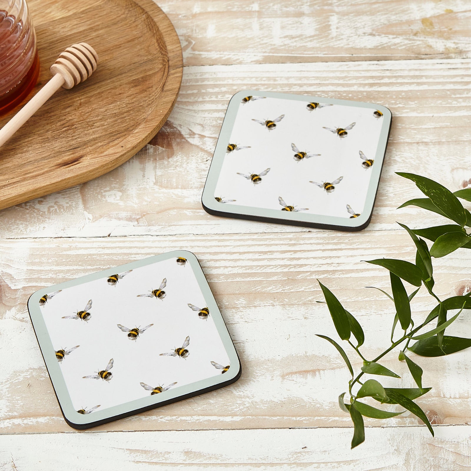 Wrendale Bee Coaster S/6 Sterling Home 1