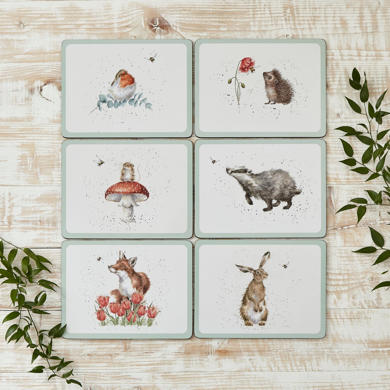 Wrendale Bee Placemat S/6 Sterling Home 2