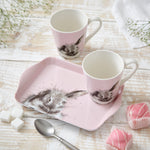 Wrendale Rabbit Mug & Tray Set