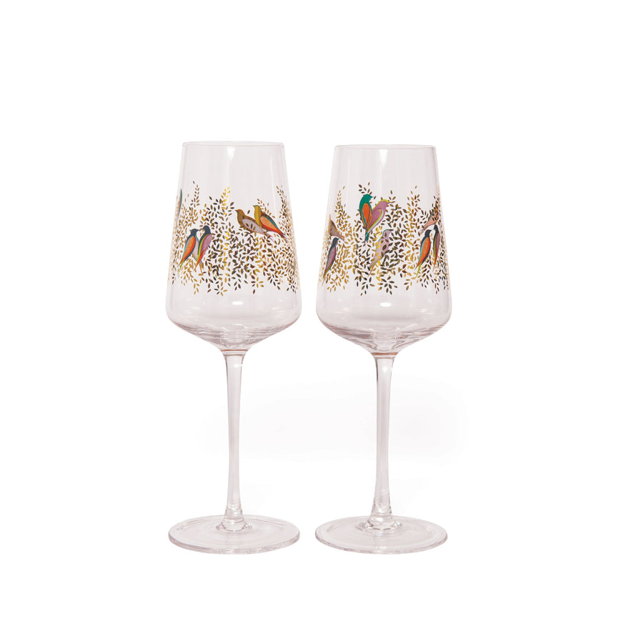 Sara Miller Chelsea Set Of 2 Wine Glasses - SM Chelsea Wine Glass Set of 2 Sterling Home 2