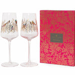 Sara Miller Chelsea Set Of 2 Wine Glasses - SM Chelsea Wine Glass Set of 2 Sterling Home 3
