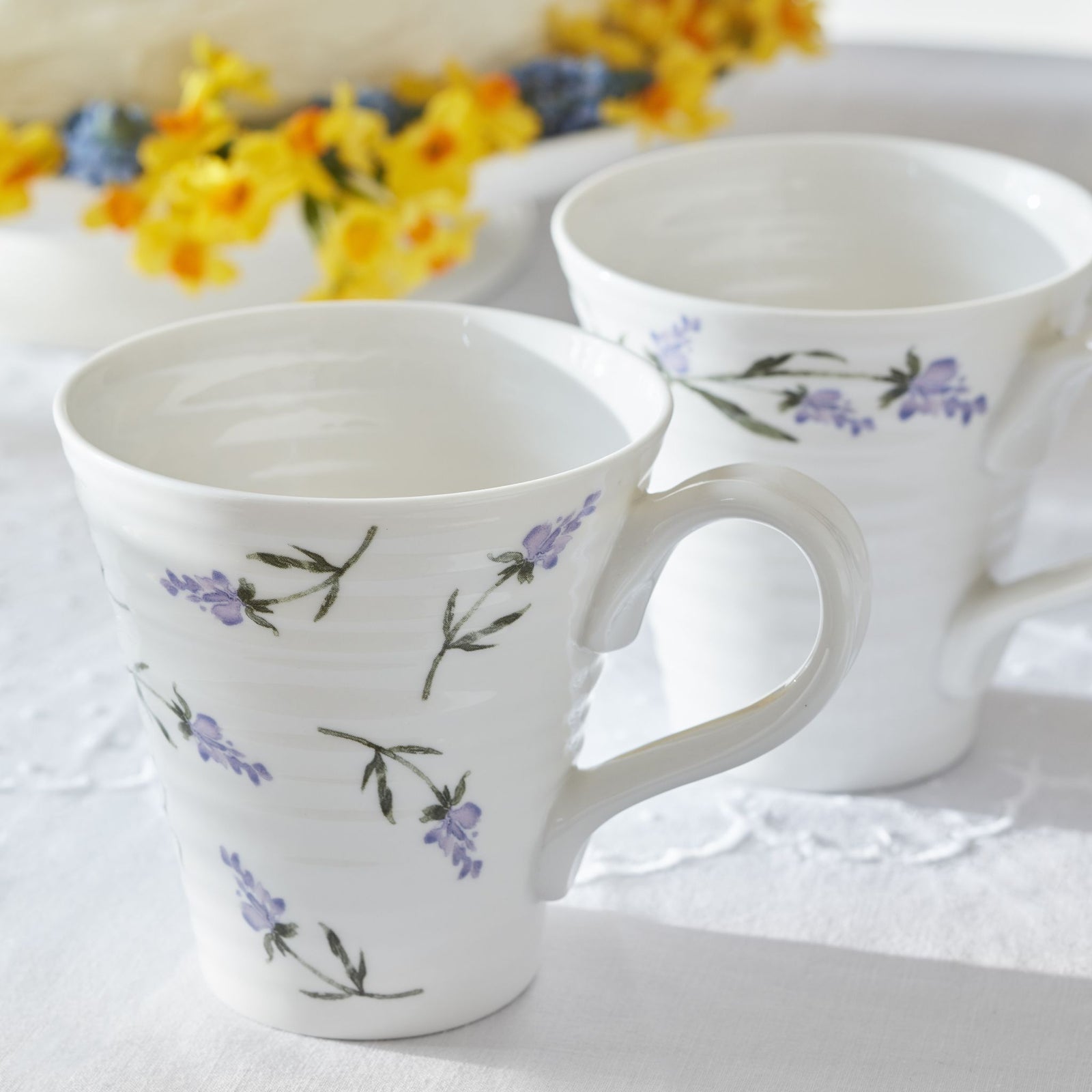 Sophie Conran Lavendula Mugs Set Of 2 - SC Lavendula Mugs Set Of 2 Sterling Home 1