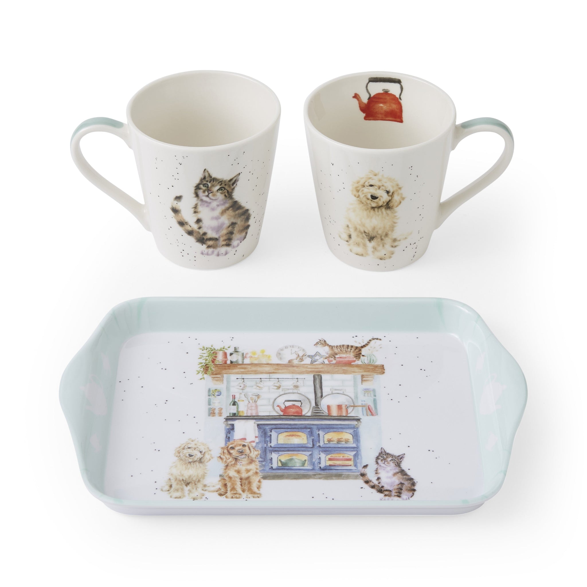 Wrendale Country Kitchen Mug & Tray Set