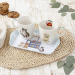 Wrendale Country Kitchen Mug & Tray Set