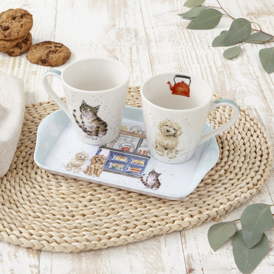 Wrendale Country Kitchen Mug & Tray Set