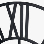 Black Metal Clock Large 120cm - Black Metal Clock Large 120cm Sterling Home 5