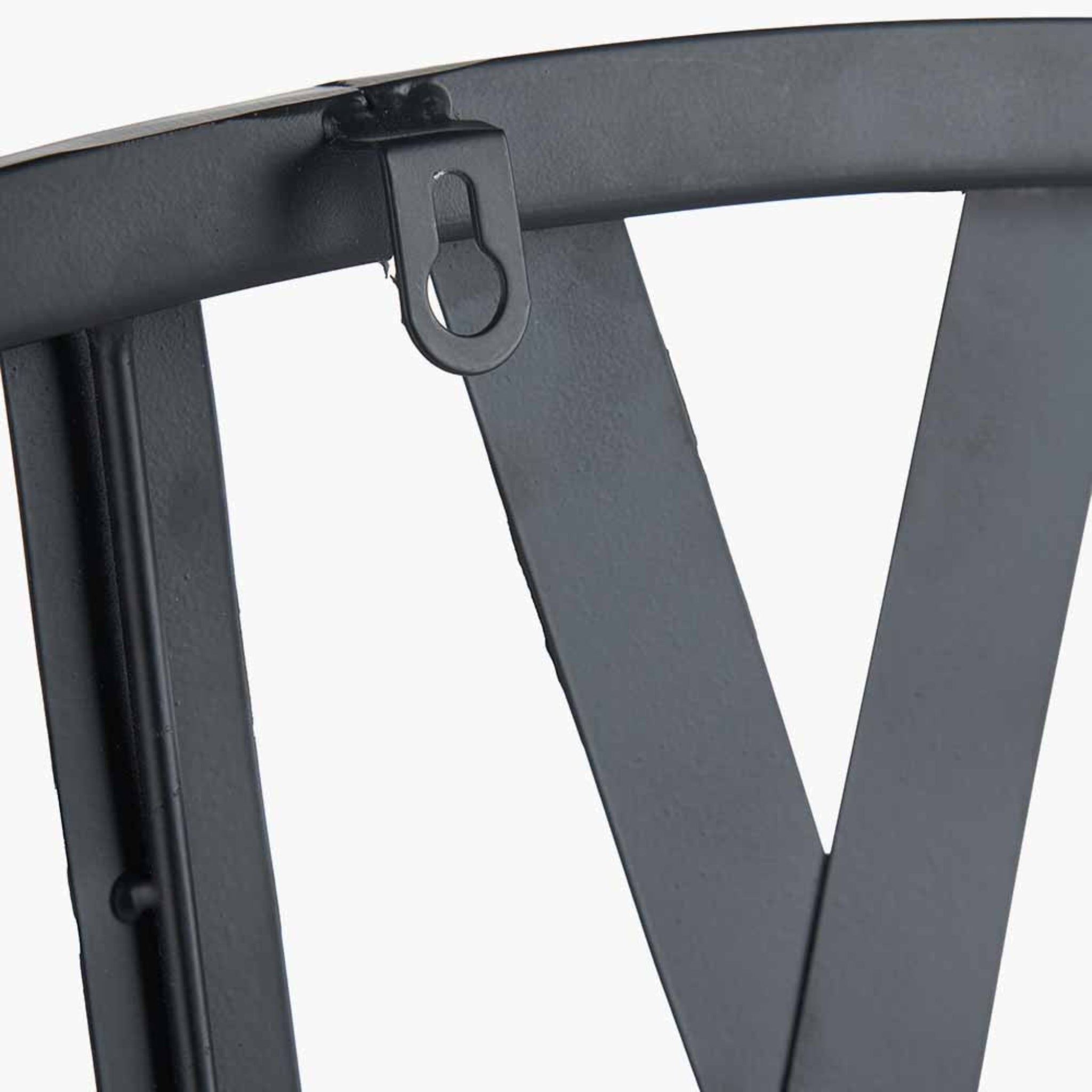 Black Metal Clock Large 120cm - Black Metal Clock Large 120cm Sterling Home 3