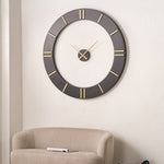 Black and Gold 2 Piece Open Wall Clock 120Cm - Black and Gold 2 Piece Open Wall Clock 120Cm Sterling Home 1