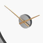 Mirror and Gold 2 Piece Open Wall Clock 120Cm Sterling Home 3