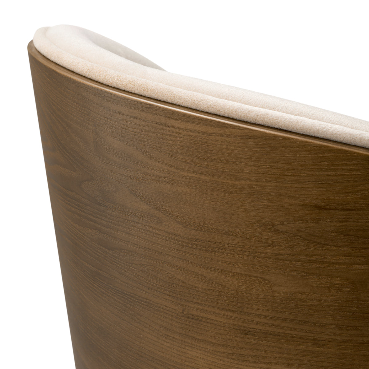 Eichholtz Swivel Bar Stool Sabino Beige Walnut Finish Back - Swivel Bar Stool Sabino Beige Walnut Finish Back Dining Chair Sterling Home 7