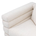 Eichholtz York Armchair Boucle Cream Brushed Brass Legs - Armchair Boucle Cream Armchairs Sterling Home 7