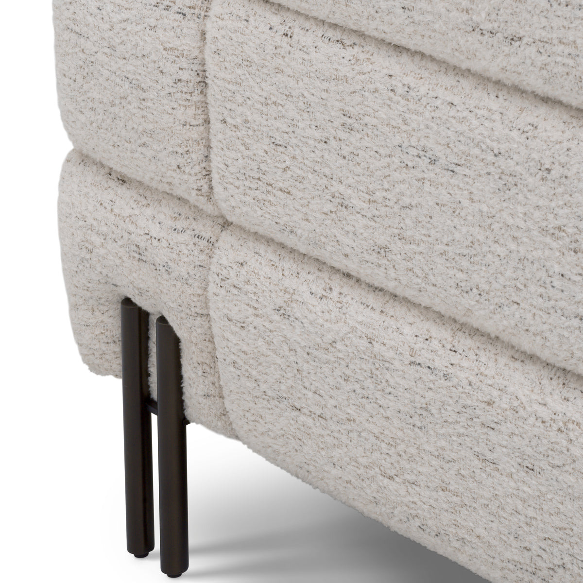 Eichholtz York Armchair Seashell Off-White Bronze Finish - Armchair Seashell Off-White Armchairs Sterling Home 7
