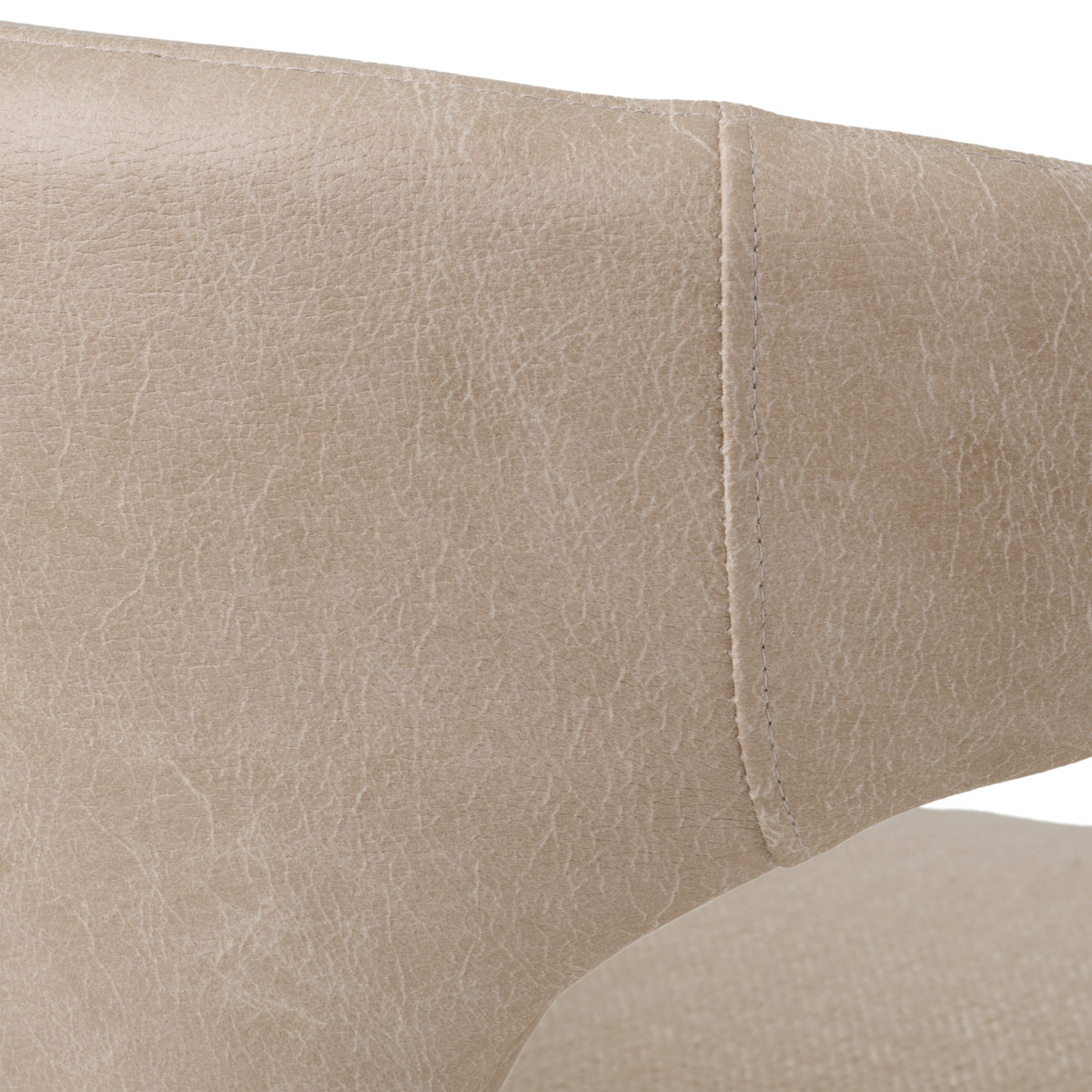 Eichholtz Voletta Accent Chair Valente Beige Faux Leather Renato Ecru - Accent Chair Valente Beige Faux Leather Renato Ecru Armchairs Sterling Home 7