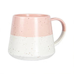 Flecked Two Tone Pink Mug - Two Tone Flecked Belly Pink Mug Sterling Home 3