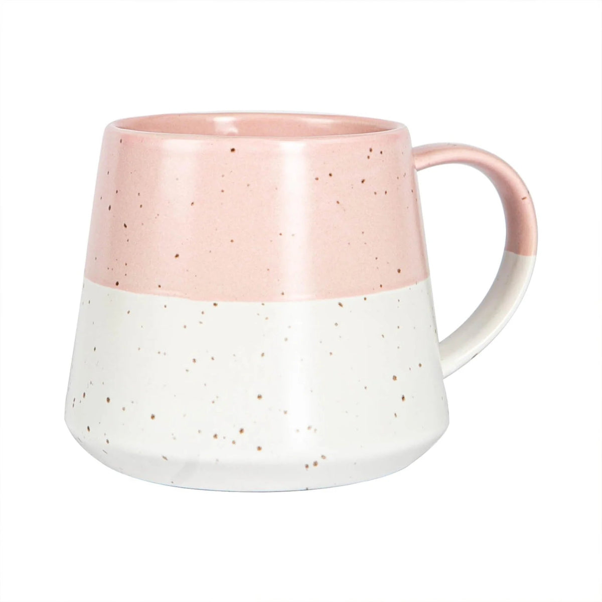 Flecked Two Tone Pink Mug - Two Tone Flecked Belly Pink Mug Sterling Home 3