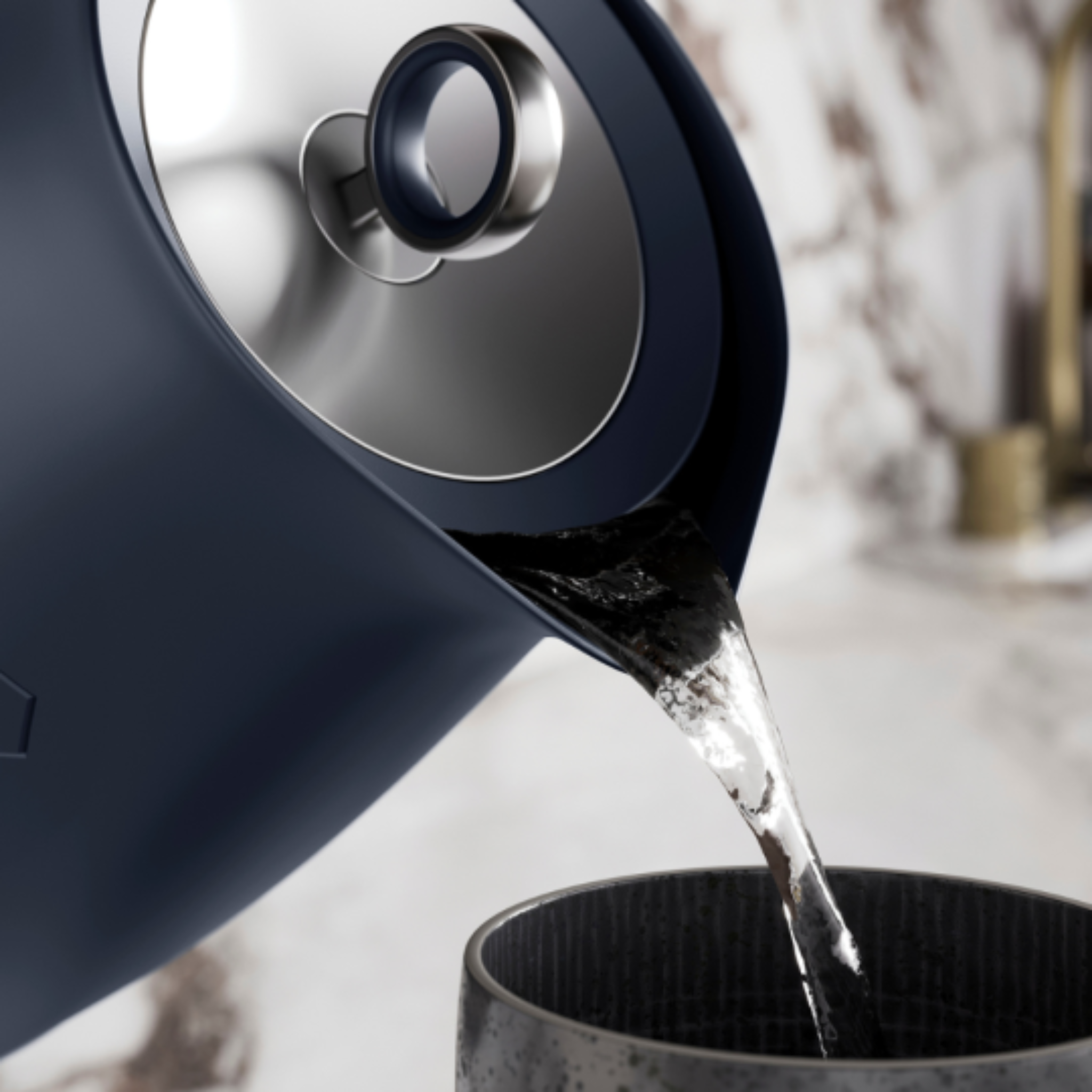 Morphy Richards Cassini Jug Kettle Blue Sterling Home 3