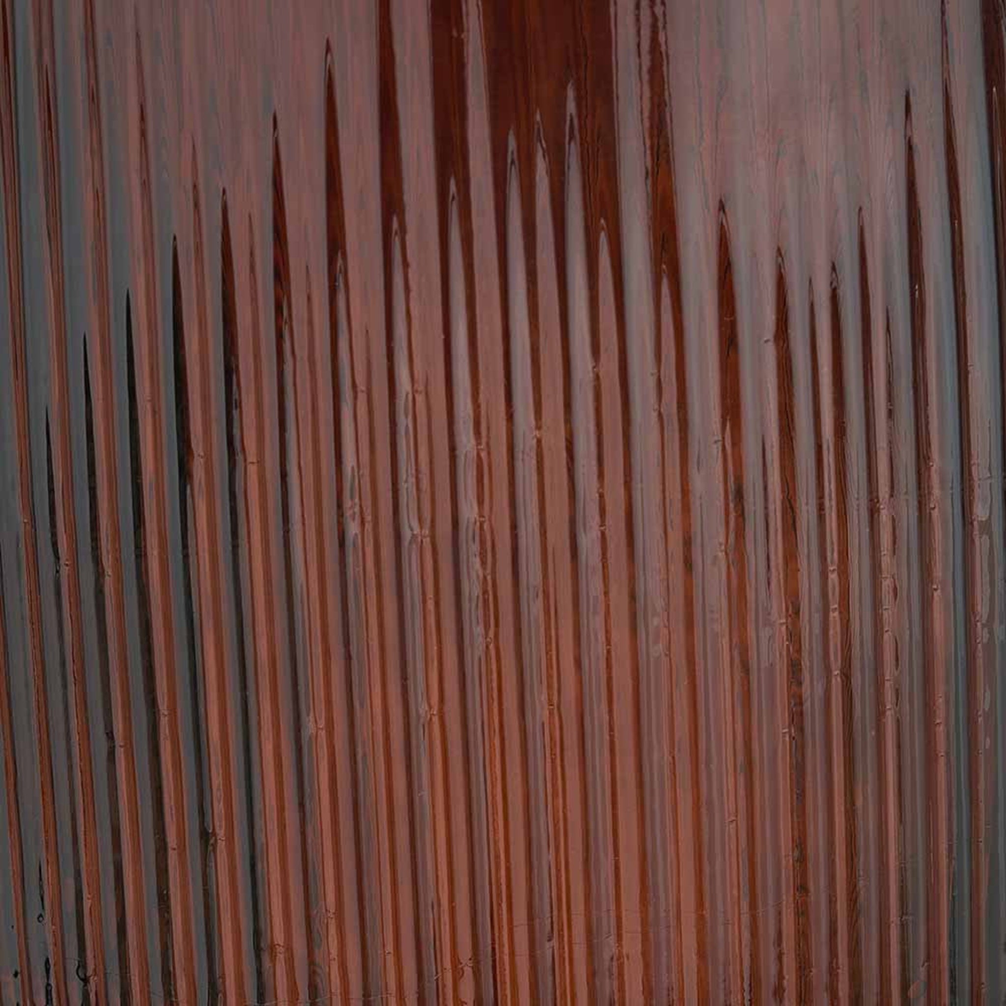 Pecan Brown Recycled Glass Ribbed Vase Tall 72Cm - Pecan Brown Recycled Glass Ribbed Vase Tall 72Cm Sterling Home 4