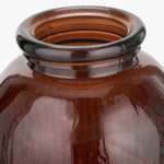 Pecan Brown Recycled Glass Ribbed Vase Tall 72Cm - Pecan Brown Recycled Glass Ribbed Vase Tall 72Cm Sterling Home 3