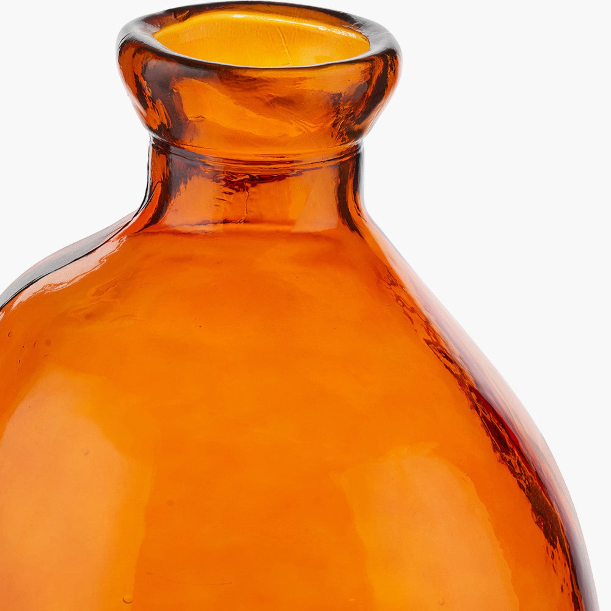 Orange Organic Shaped Glass Tall Vase 73Cm - Orange Organic Shaped Glass Tall Vase 73Cm Sterling Home 3