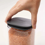 Joseph Joseph Set Of 5 Grey Storage Set - Podium 5-piece storage jar set with stand - Grey Sterling Home 2