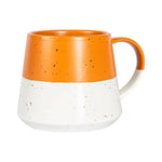 Flecked Two Tone Orange Mug - Two Tone Flecked Belly Orange Mug Sterling Home 3