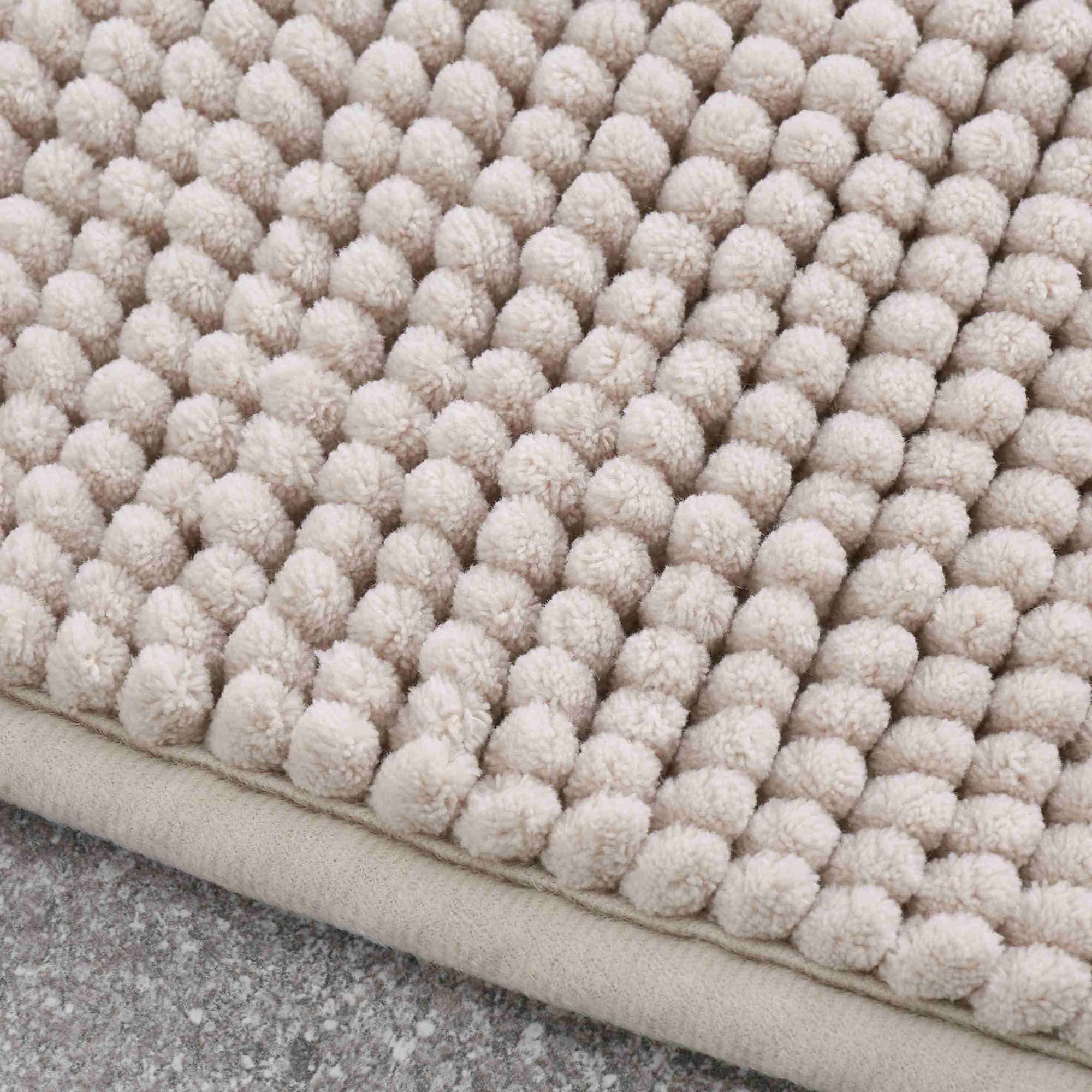 Catherine Lansfield Bobble Bathmat Beige - CL Bobble Bathmat Natural Accessories Sterling Home 3