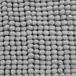 Catherine Lansfield Bobble Bathmat Silver Accessories Sterling Home 2