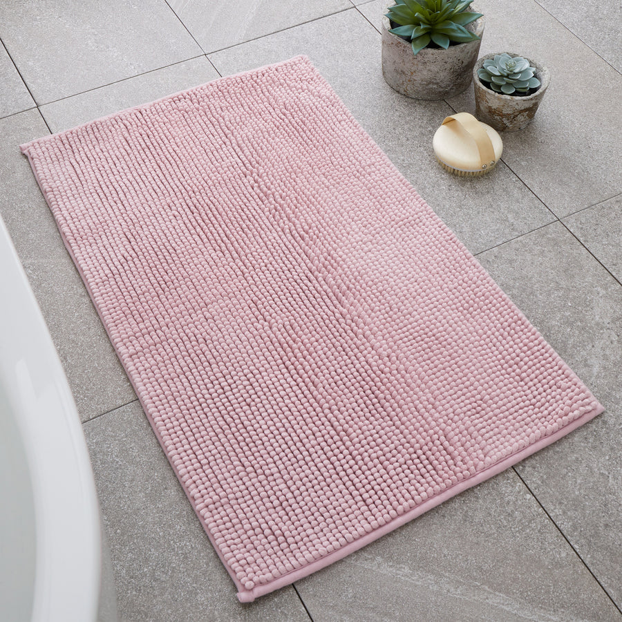 Catherine Lansfield Bobble Bathmat Pink Accessories Sterling Home 1