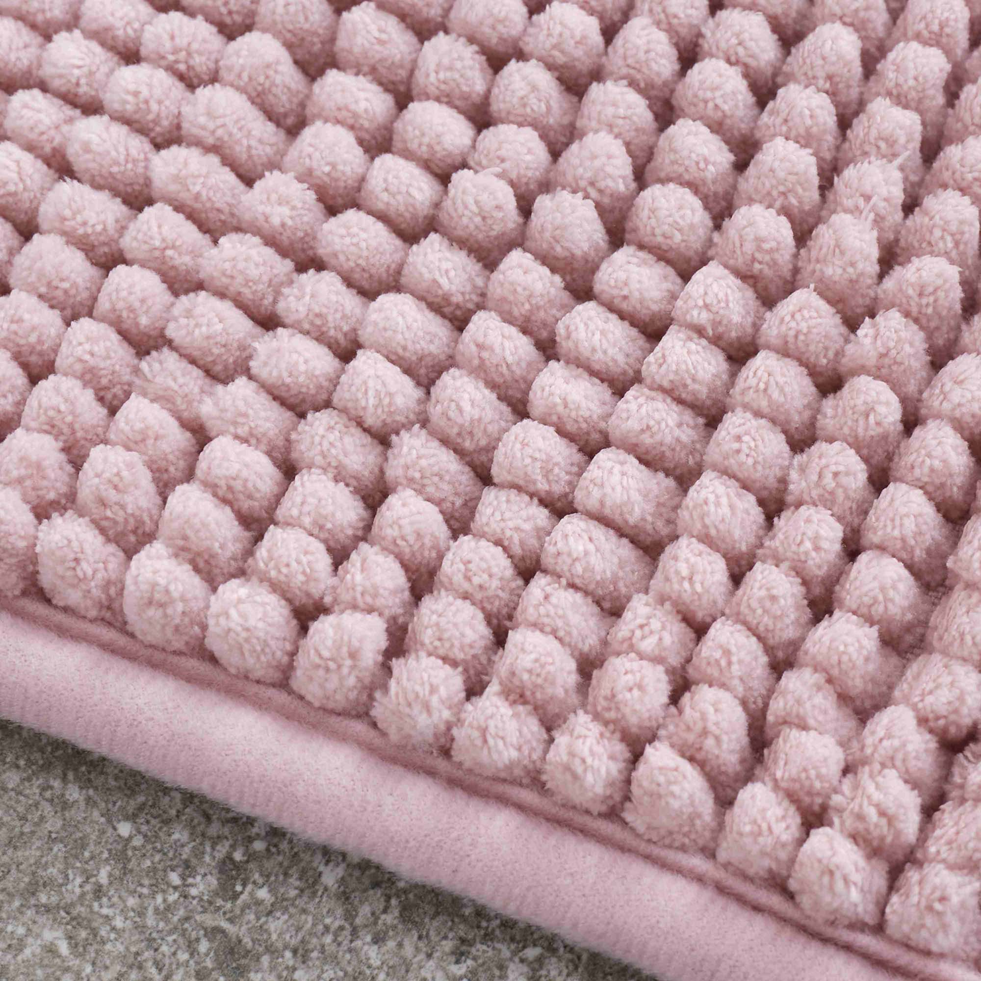 Catherine Lansfield Bobble Bathmat Pink Accessories Sterling Home 3