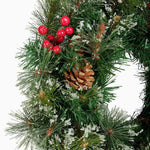 Ipswitch Frosted Wreath - Ipswitch Frosted Indoor Wreath 50CM Accessories Sterling Home 3