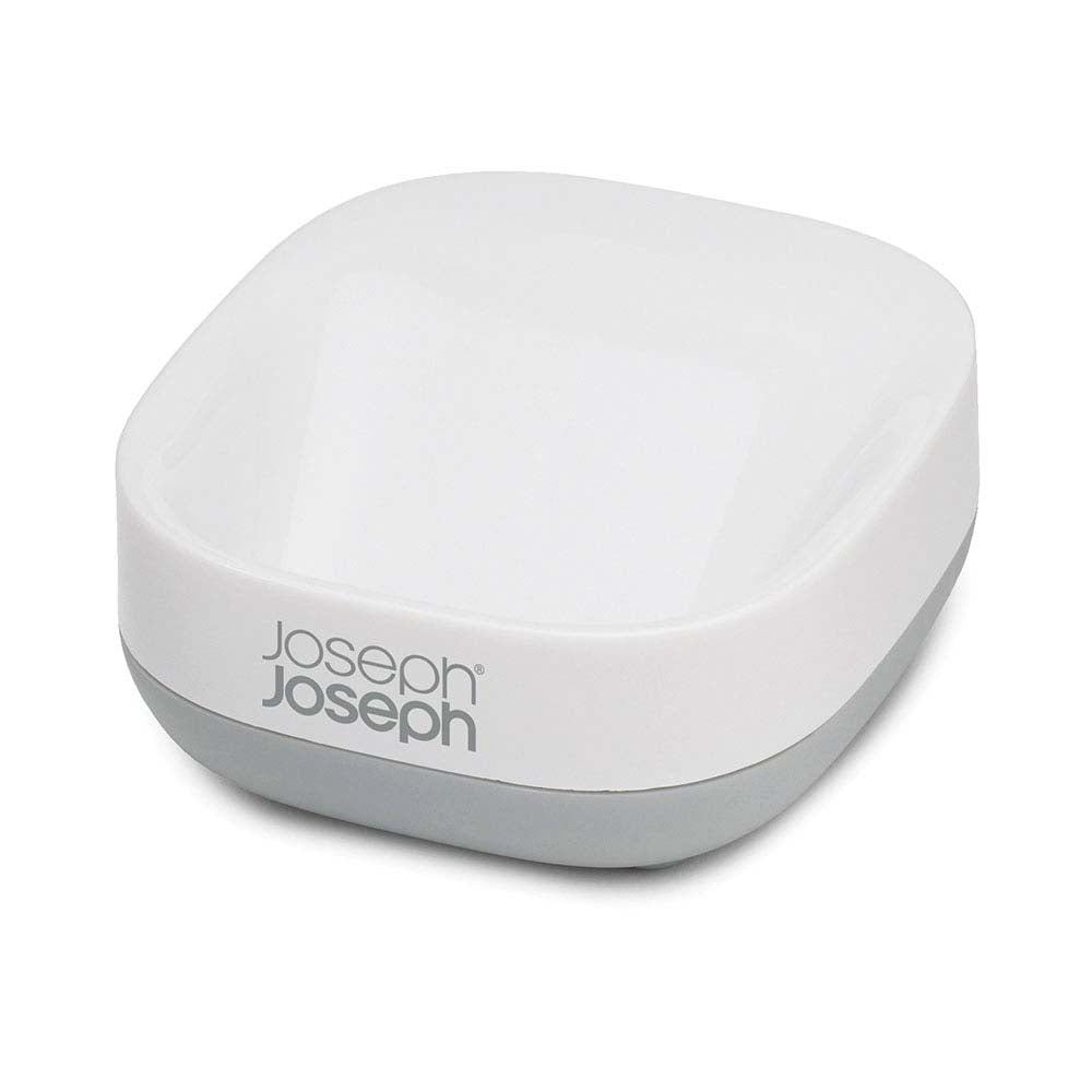 Joseph Joseph Bathroom Grey Soap Dish - Slim Soap Dish White&Grey Accessories Sterling Home 2