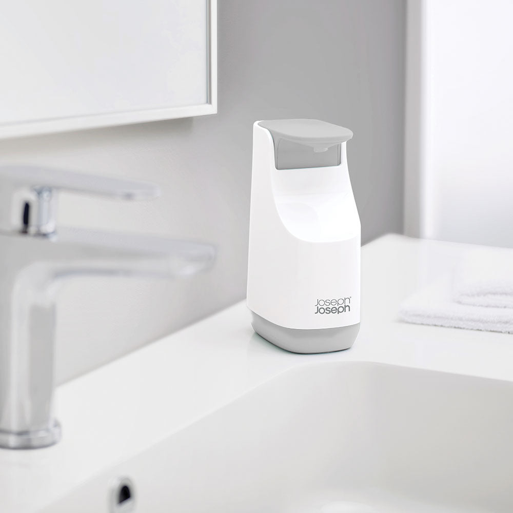 Joseph Joseph Bathroom Grey Soap Pump - Slim Soap Pump White & Grey Accessories Sterling Home 1