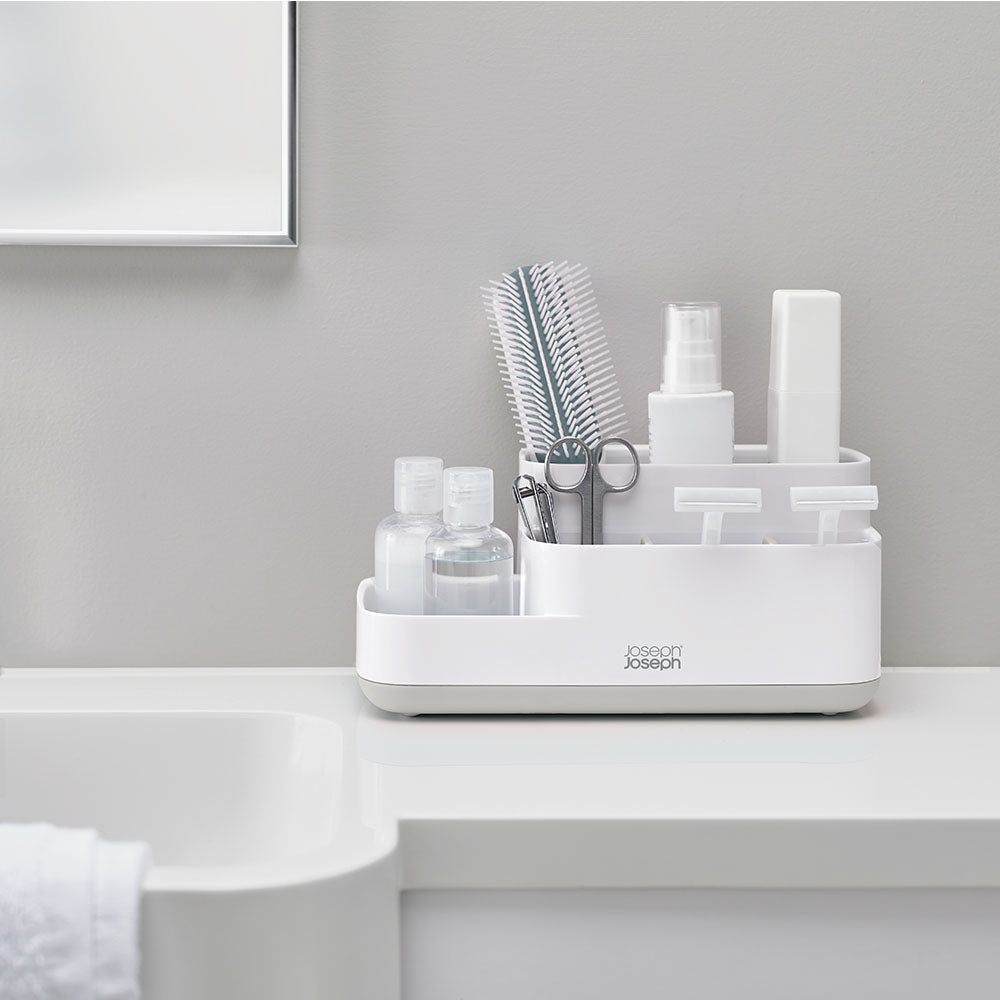 Joseph Joseph Bathroom Grey Caddy - Easy Store Bathroom Caddy White & Grey Accessories Sterling Home 1