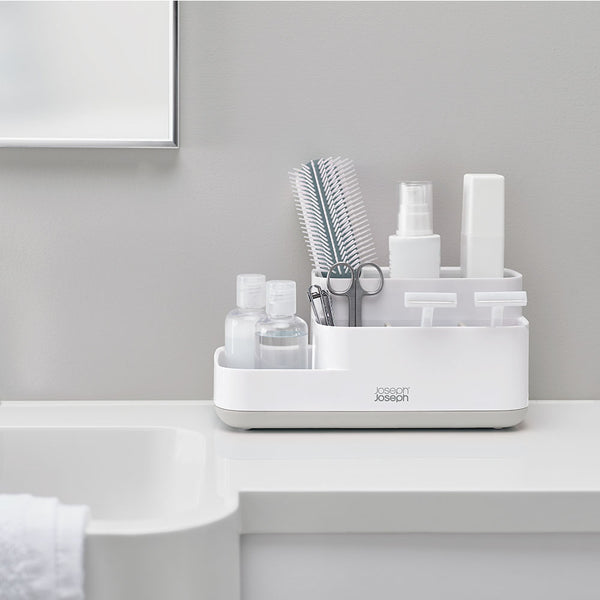 Joseph Joseph Bathroom Grey Caddy - Easy Store Bathroom Caddy White & Grey Accessories Sterling Home 1