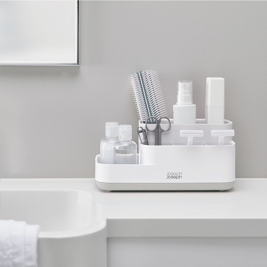 Joseph Joseph Bathroom Grey Caddy - Easy Store Bathroom Caddy White & Grey Accessories Sterling Home 1