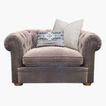 Alexander & James Retreat Loveseat - Snuggler Chair Fabric A Armchairs Sterling Home 1