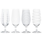 Mikasa Cheers Set of 4 Stemmed Pilsner Glasses - Mikasa Cheers Stemmed Pilsner Glasses Set 4 Accessories Sterling Home 2
