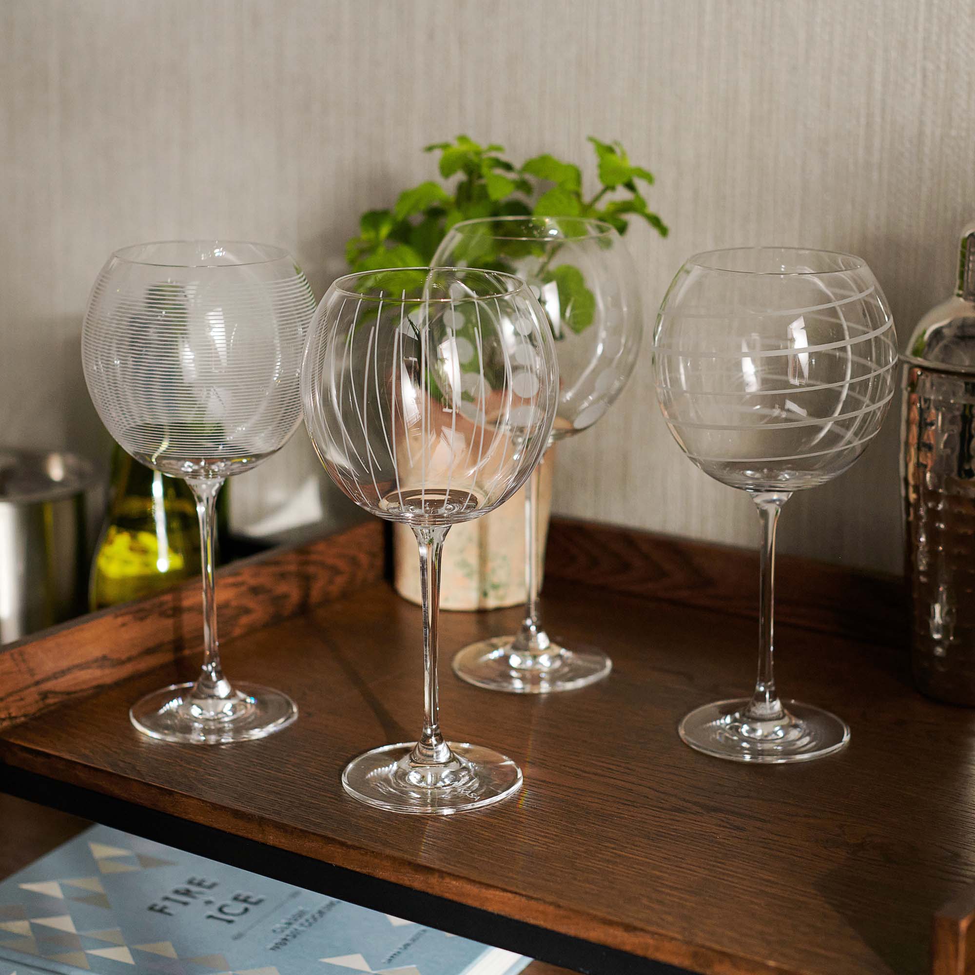 Mikasa Cheers Set of 4 Balloon Glasses - Mikasa Cheers Balloon Glasses Set 4 Accessories Sterling Home 1