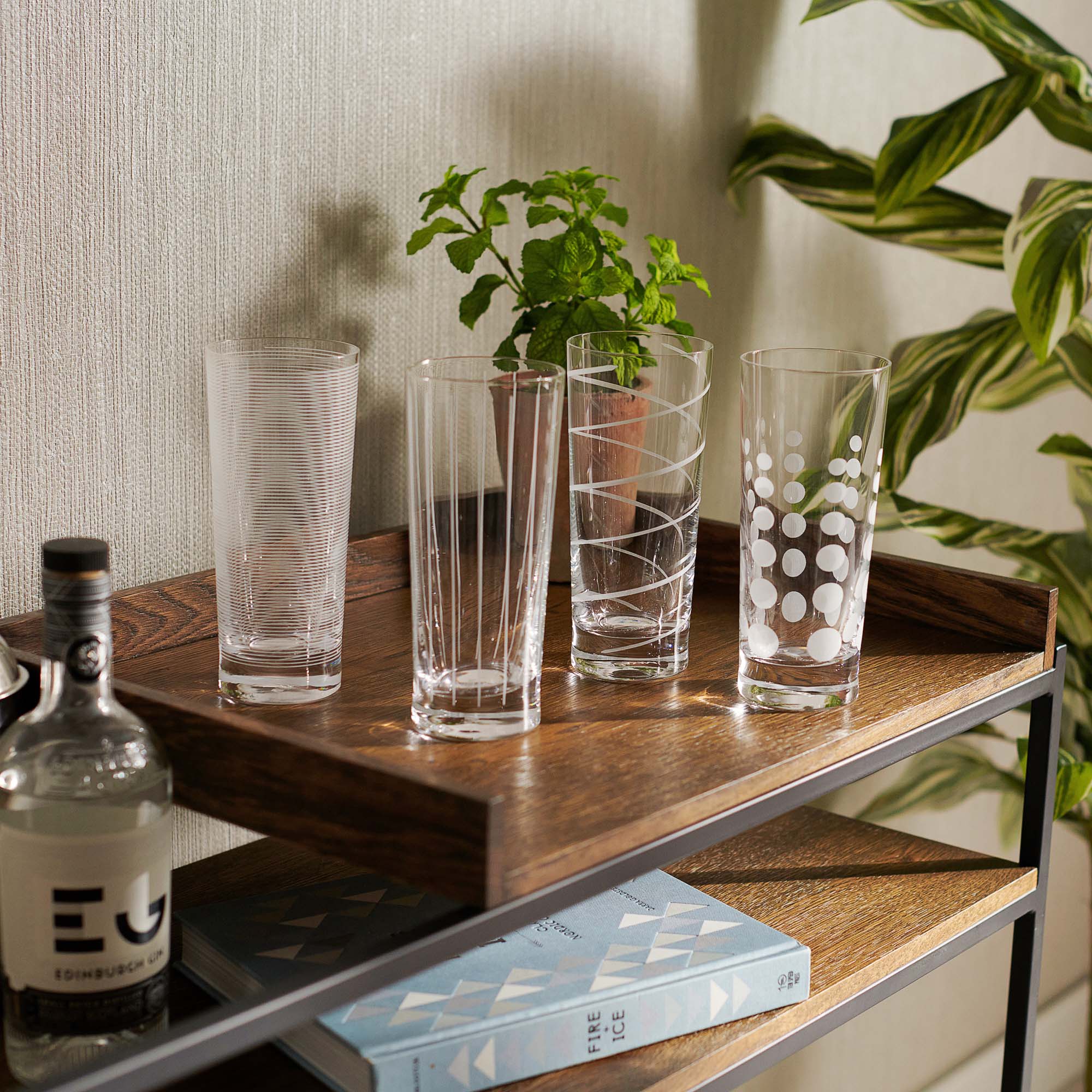 Mikasa Cheers Set of 4 High Ball Glasses - Mikasa Cheers High Ball Glasses Set 4 Accessories Sterling Home 1